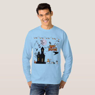 Creeping Spirits of October pale blue T-Shirt