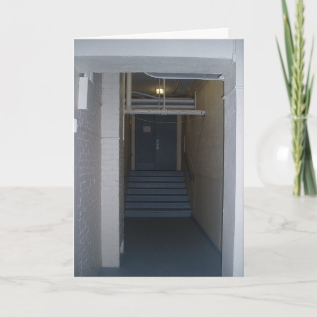 “Creeping Through The Halls" Hallowe’en Card (Front)