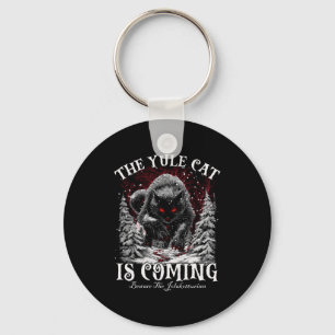 Creepmas The Yule Cat Is Coming Be Ware Of Jolakot Key Ring
