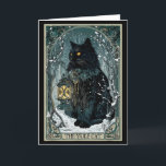 Creepmas Vintage The Yule Cat Tarot Card Dark Chri<br><div class="desc">Creepmas Vintage The Yule Cat Tarot Card Dark Christmas</div>