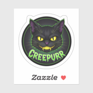 Creepurr Cat – Spooky Fang Cat Face Halloween