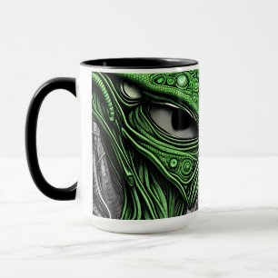 Creepy Abstract Alien Mug