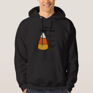 Creepy Anatomy of Candy Corn Halloween Hoodie