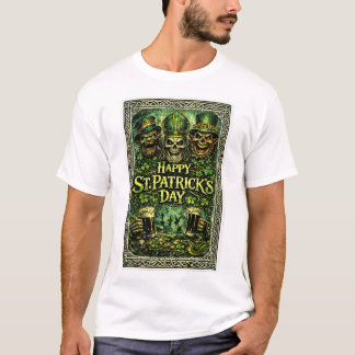 Creepy and Dark St.Patrick's Day design T-Shirt
