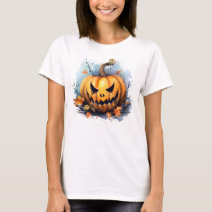 Creepy Autumn Jack-o-lantern T-Shirt