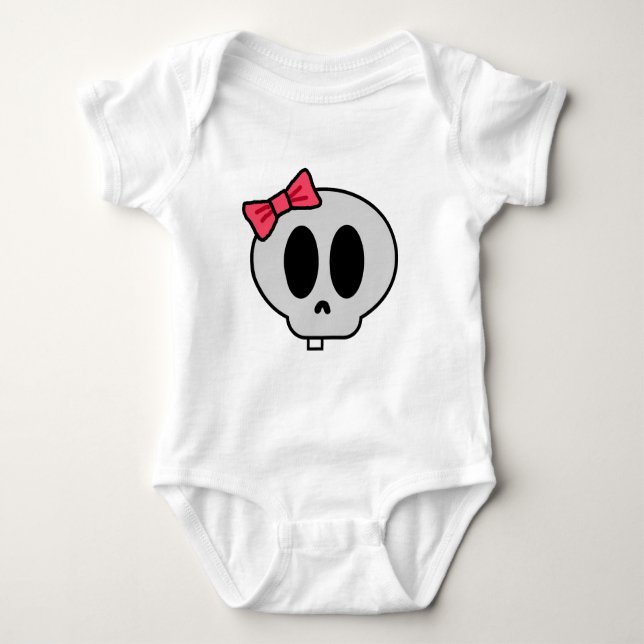 Creepy Baby Girl Bodysuit (Front)