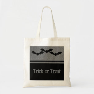 Creepy Bats Halloween Bag, Light Grey Tote Bag