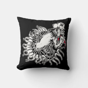 Creepy Beast Cool Graphic Cushion