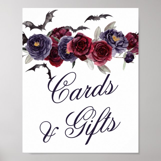 Creepy Beautiful | Gothic Floral Cards and Gifts Poster (Front)