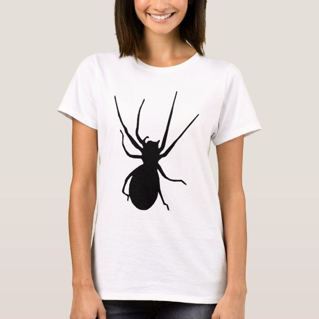 Creepy Black Spider Shirt (Front)