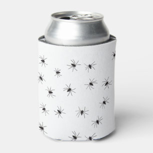 Creepy Black Spiders Can Cooler