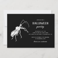 Creepy Bug Black Halloween Party | Spooky Insect