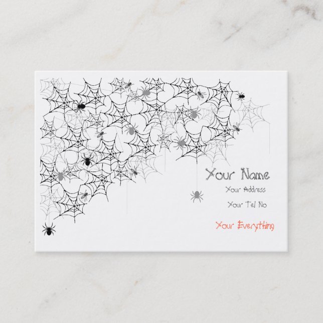 Creepy Business Card (Front)