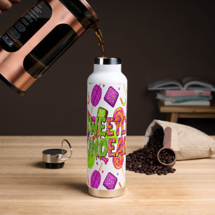 Creepy Candy Zombie Mashup For Halloween Water Bottle