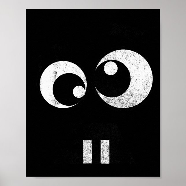 Creepy Carrots Face Halloween Costume  Poster (Front)