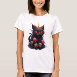 Creepy Cat Candle T-Shirt