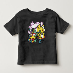 Creepy Cats Halloween Art: Paw-sitively Frightful Toddler T-Shirt