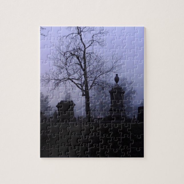Creepy Cemetery Jigsaw Puzzle (Vertical)