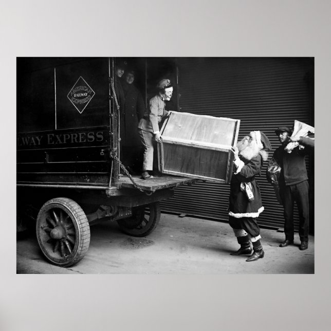 Creepy Christmas Dude, 1920s Poster (Front)