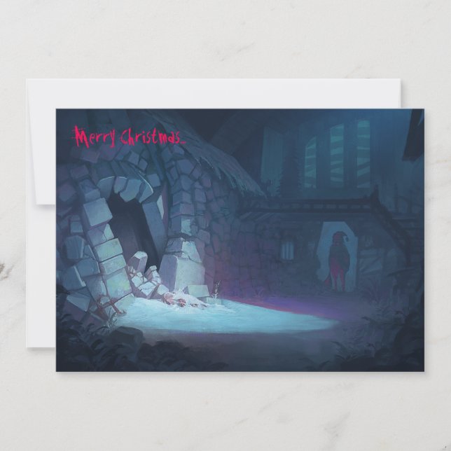 Creepy Christmas Holiday Card (Front)