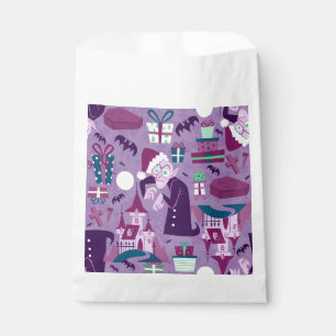 creepy christmas nosferatu santa vampire favour bag