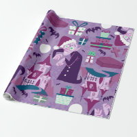 creepy christmas nosferatu santa vampire