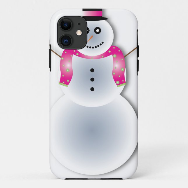 creepy christmas snowman Case-Mate iPhone case (Back)