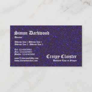 Creepy Cloister 02 - Colour Tex Business Card