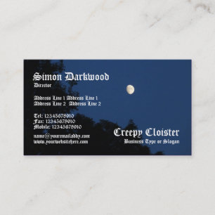Creepy Cloister - Summer Night Business Card