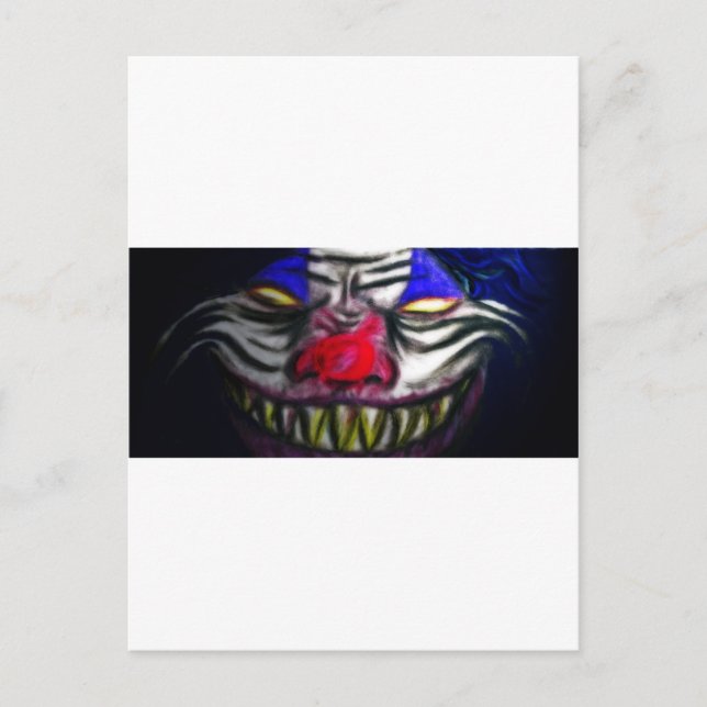 Creepy Clowm Postcard (Front)