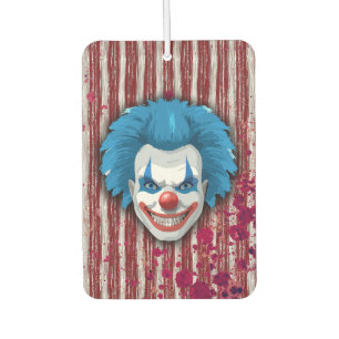 Creepy Clown Carnival Halloween Car Air Freshener
