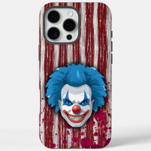 Creepy Clown Carnival Halloween iPhone 16 Pro Max Case