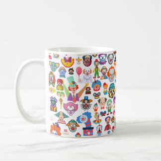 Creepy Clown Circus Fun Mug