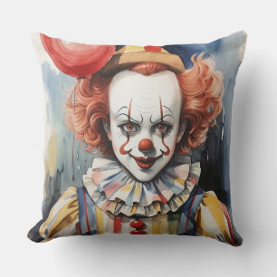 Creepy Clown Cushion