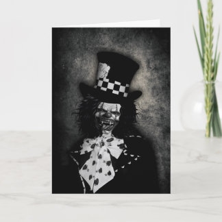 Creepy Clown Greeting Card