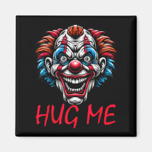 Creepy Clown Hug Horror Halloween Spooky Circus Magnet