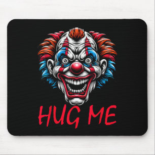 Creepy Clown Hug Horror Halloween Spooky Circus Mouse Pad