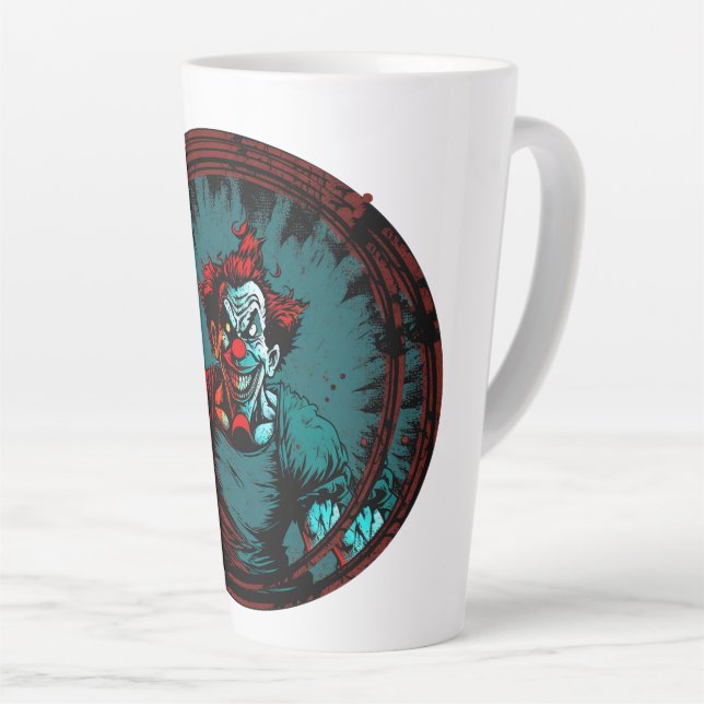 Creepy Clown Milk Cup (Right Angle)