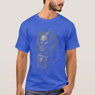 Creepy Clown Scary Horror Goth Grunge Alt Aestheti T-Shirt