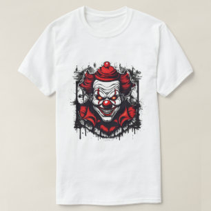 Creepy Clown With Creepy Grin T-Shirt