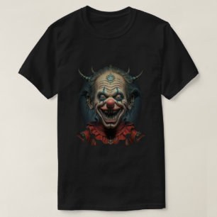 Creepy Clown with Creepy Grin T-Shirt