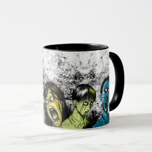 Creepy Colourful Zombies Coffee Mug