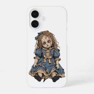 Creepy Cracked Porcelain Doll Phone Case - Horror