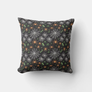 Creepy Crawlers Bugs, Spiders & All Things Spooky Cushion
