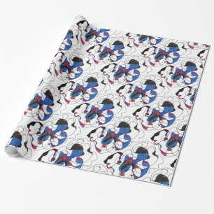 "Creepy Crawleys" Abstract Wrapping Paper