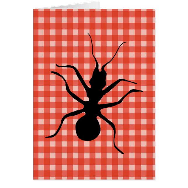 Creepy Crawly Ants Plaid Tablecloth (Front)