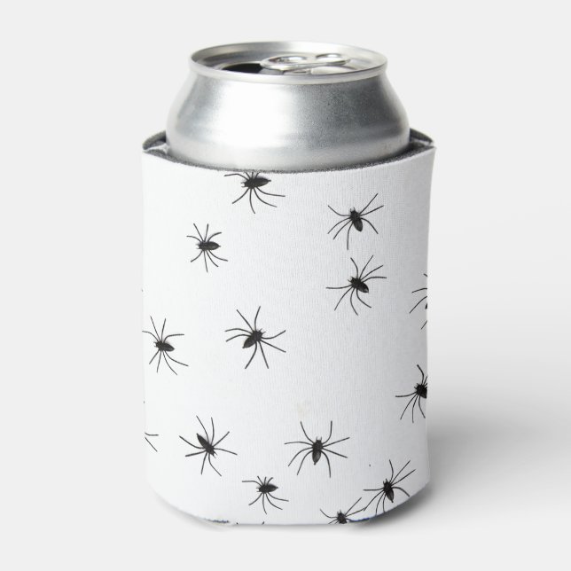 Creepy Crawly Spiders Can Cooler (Can Front)