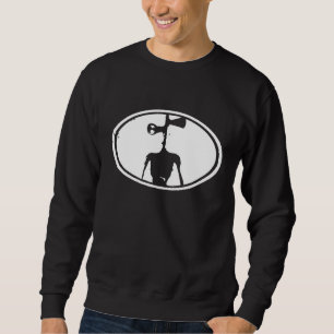 Creepy Creature Siren Head Creepypasta Horror Hall Sweatshirt