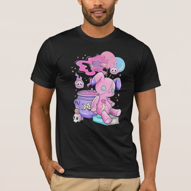 Creepy Cute Aesthetic T-Shirt Spooky Cute Graphic  (Front)