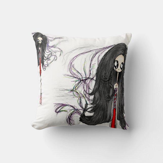 Creepy Cute and Artsy Cushion (Front)